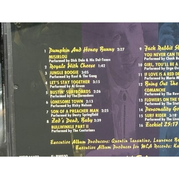 Quentin Tarantino Soundtrack Bundle – Kill Bill Death Proof Pulp Fiction (Lot) - Picture 10 of 16